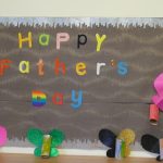 Father's day display in the nursery