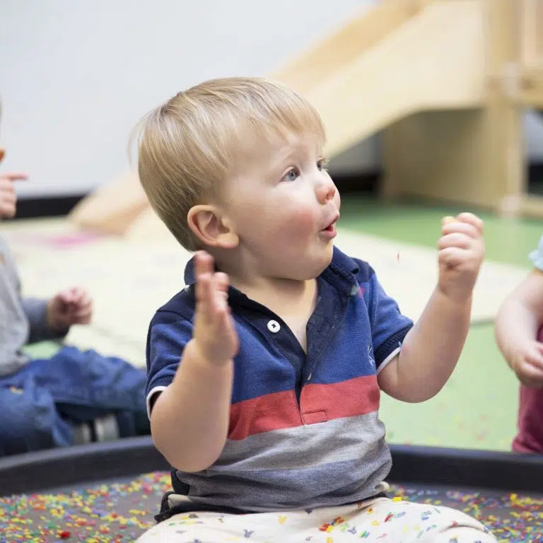 happy dancing kids